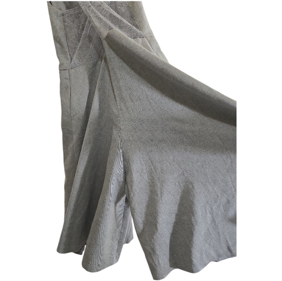 Vivian Chan McKenna Jumpsuit Medium Wide Leg Crop Culotte Mesh Cross Back - Picture 12 of 14